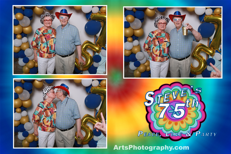 Birthday party photo booth
